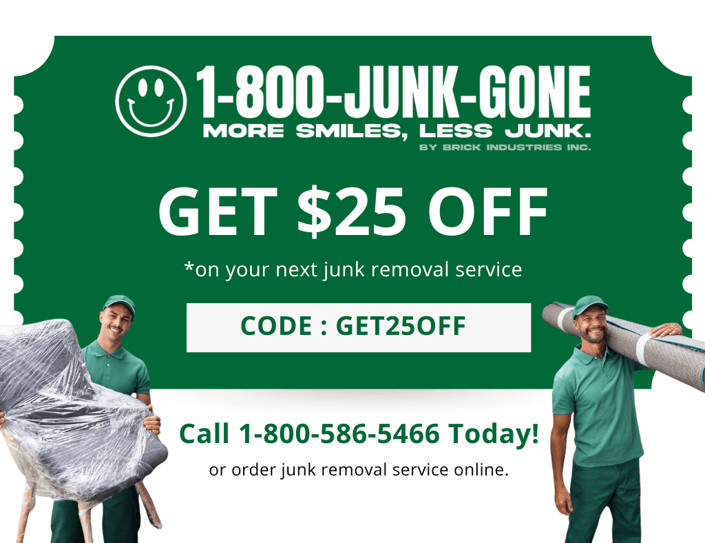 1800junkgone Coupon GET25OFF