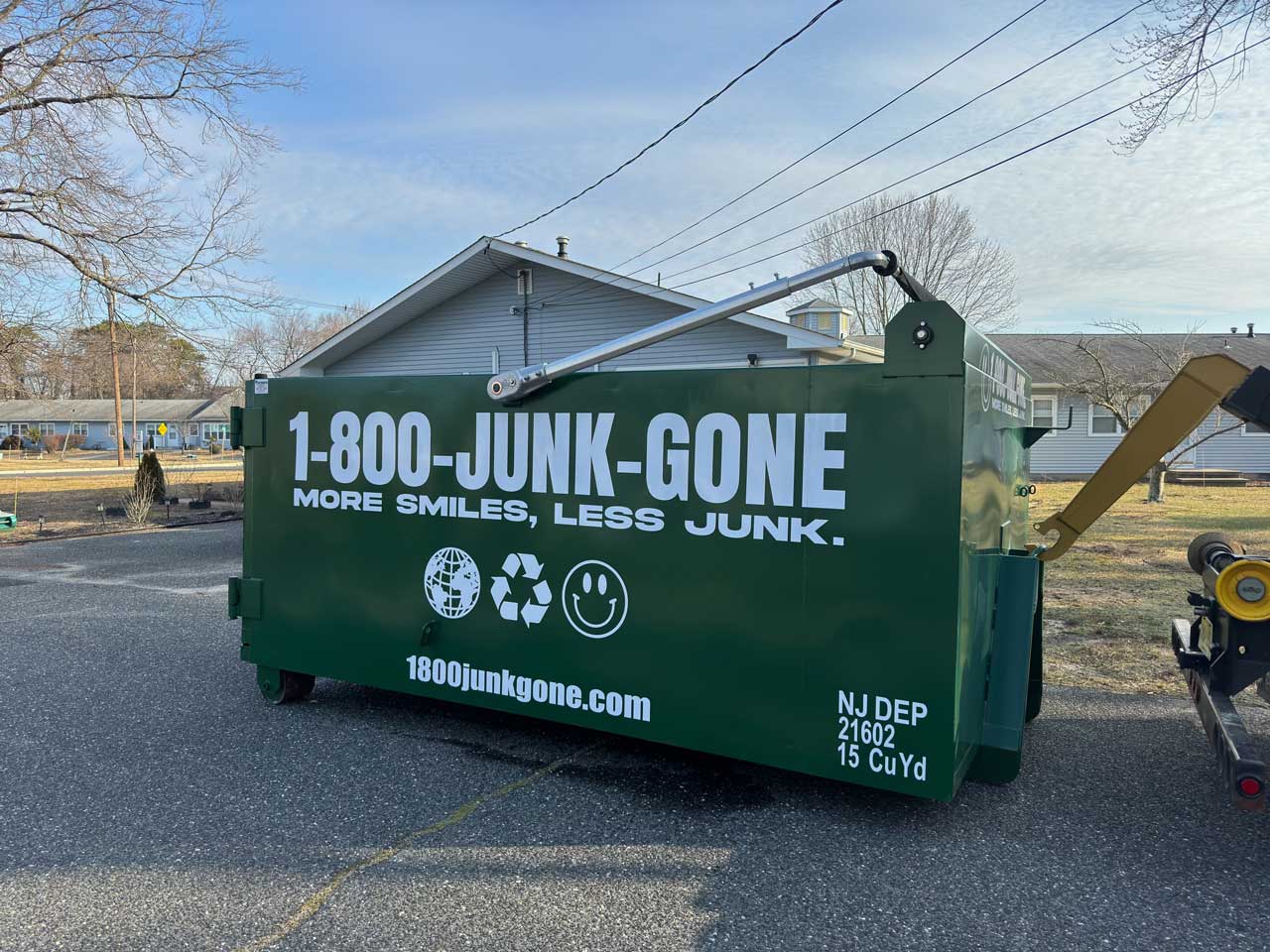 1800junkgone dumpster